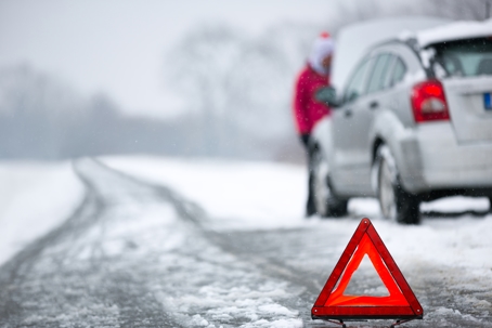 Winter Weather Car Accident